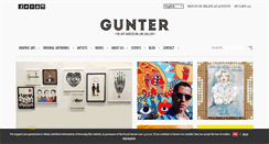 Desktop Screenshot of guntergallery.com